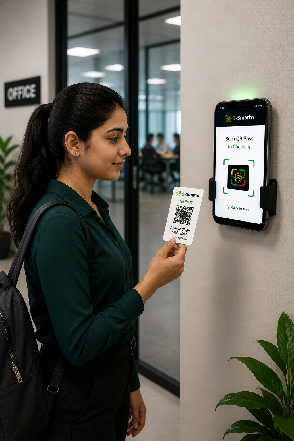QR Pass card scan