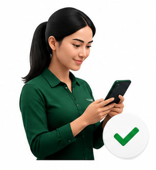 Employee responding icon